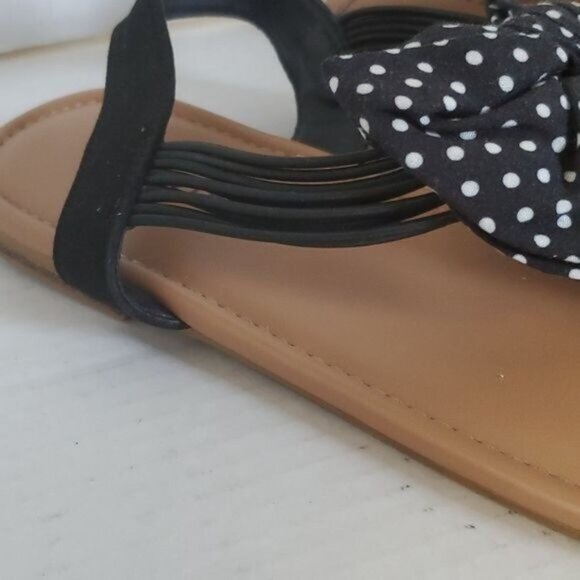 Torrid BOW T STRAP Sandals Shoes Flats Flip Flops Shoes Women's WOMAN'S 12WW - Picture 7 of 13
